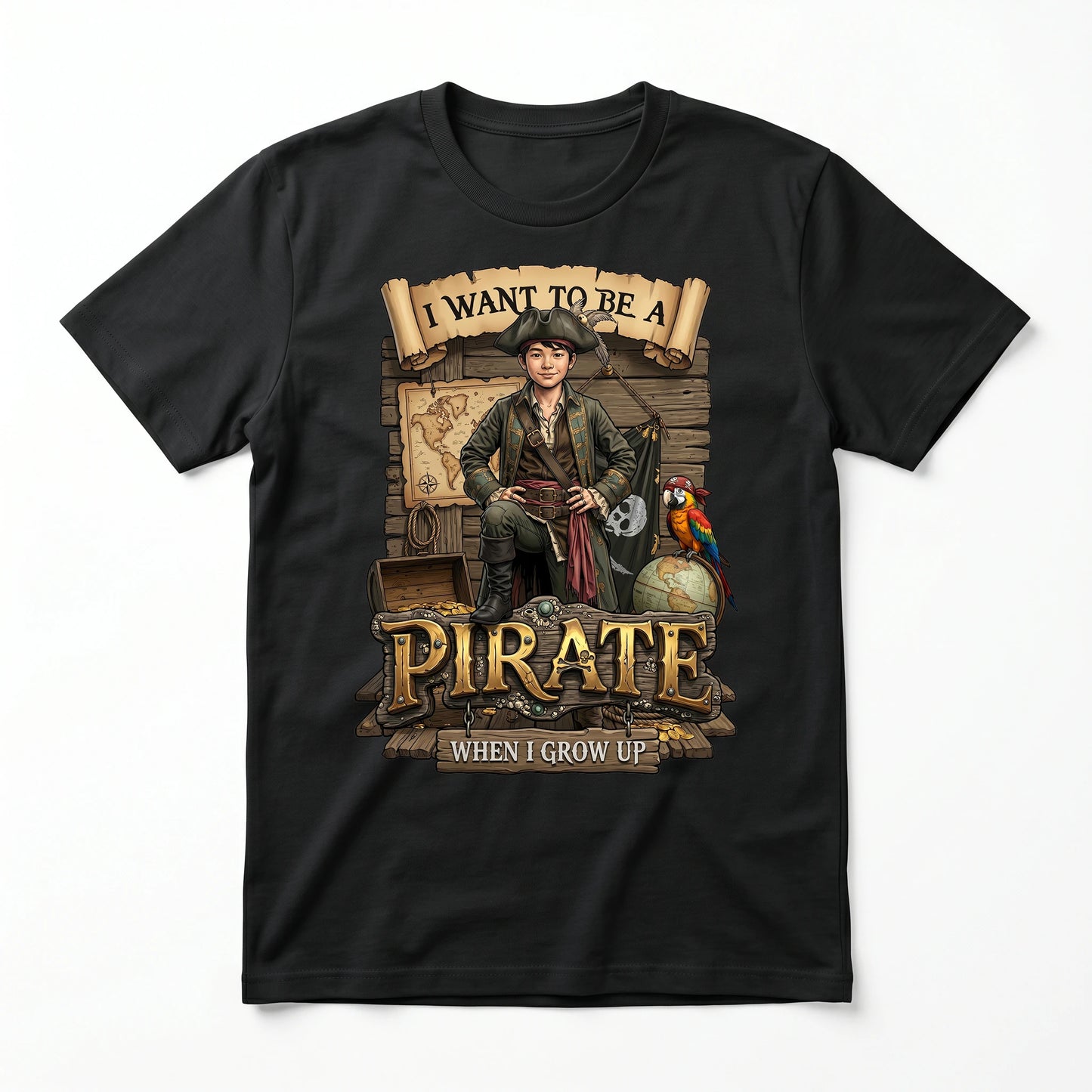 Fun Pirate Tee – Asian Boy