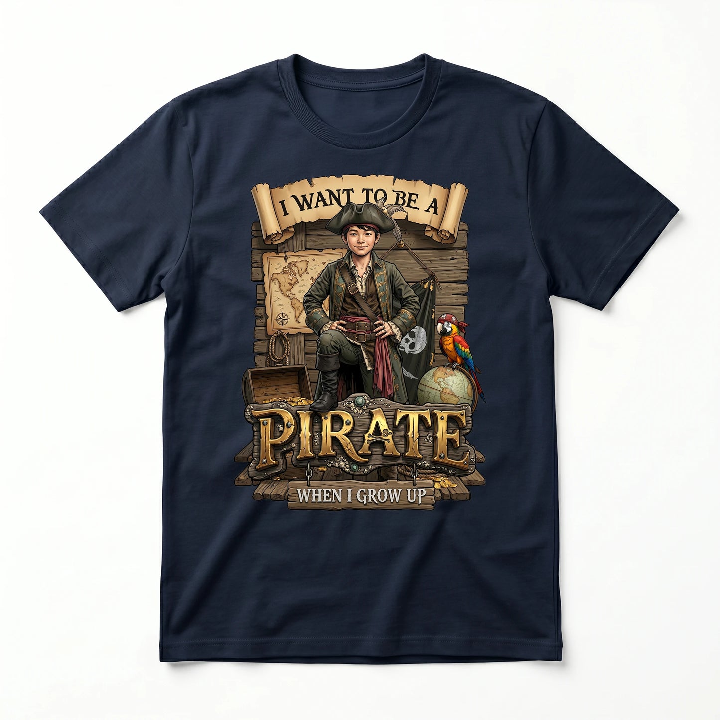 Fun Pirate Tee – Asian Boy