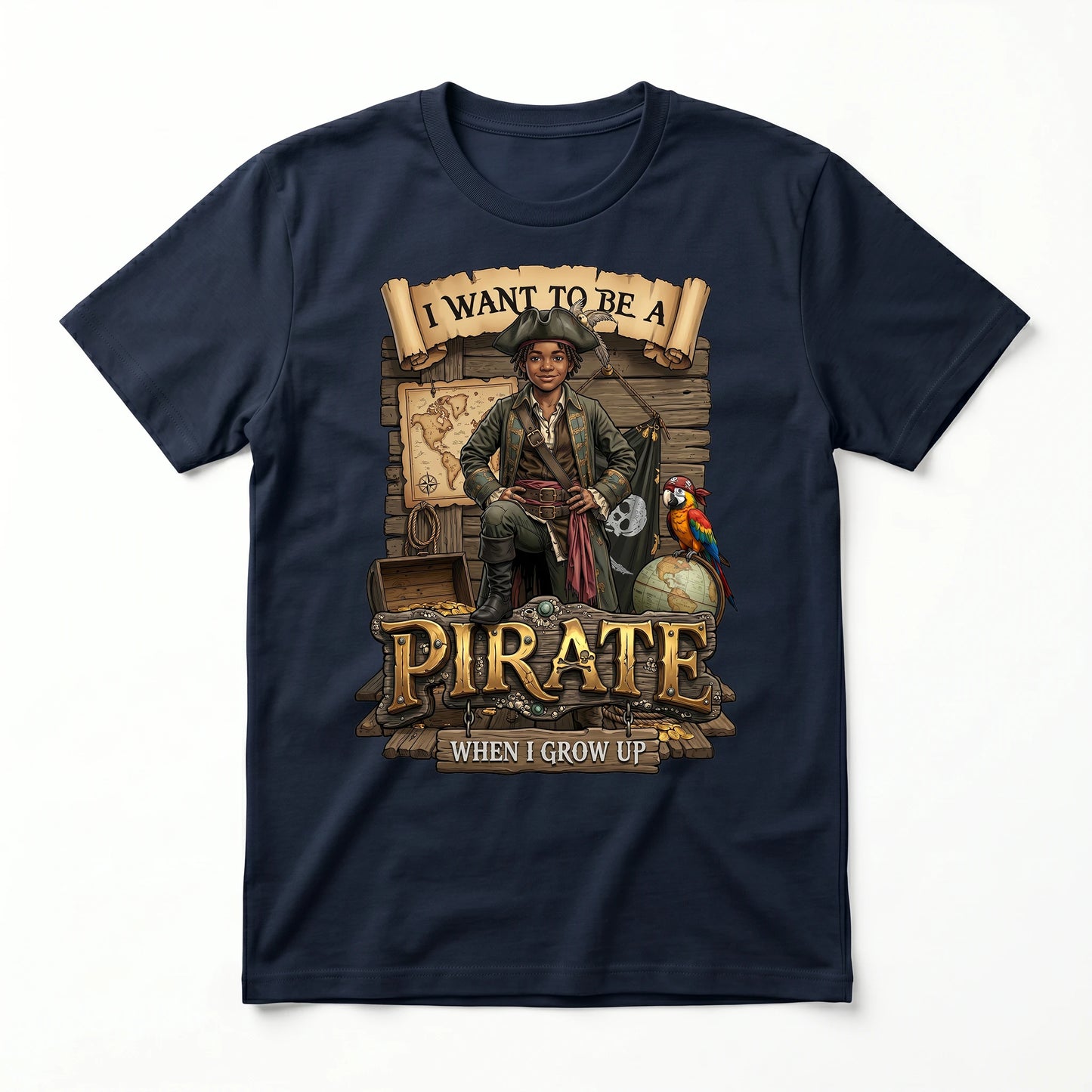 Fun Pirate Tee – Black Boy