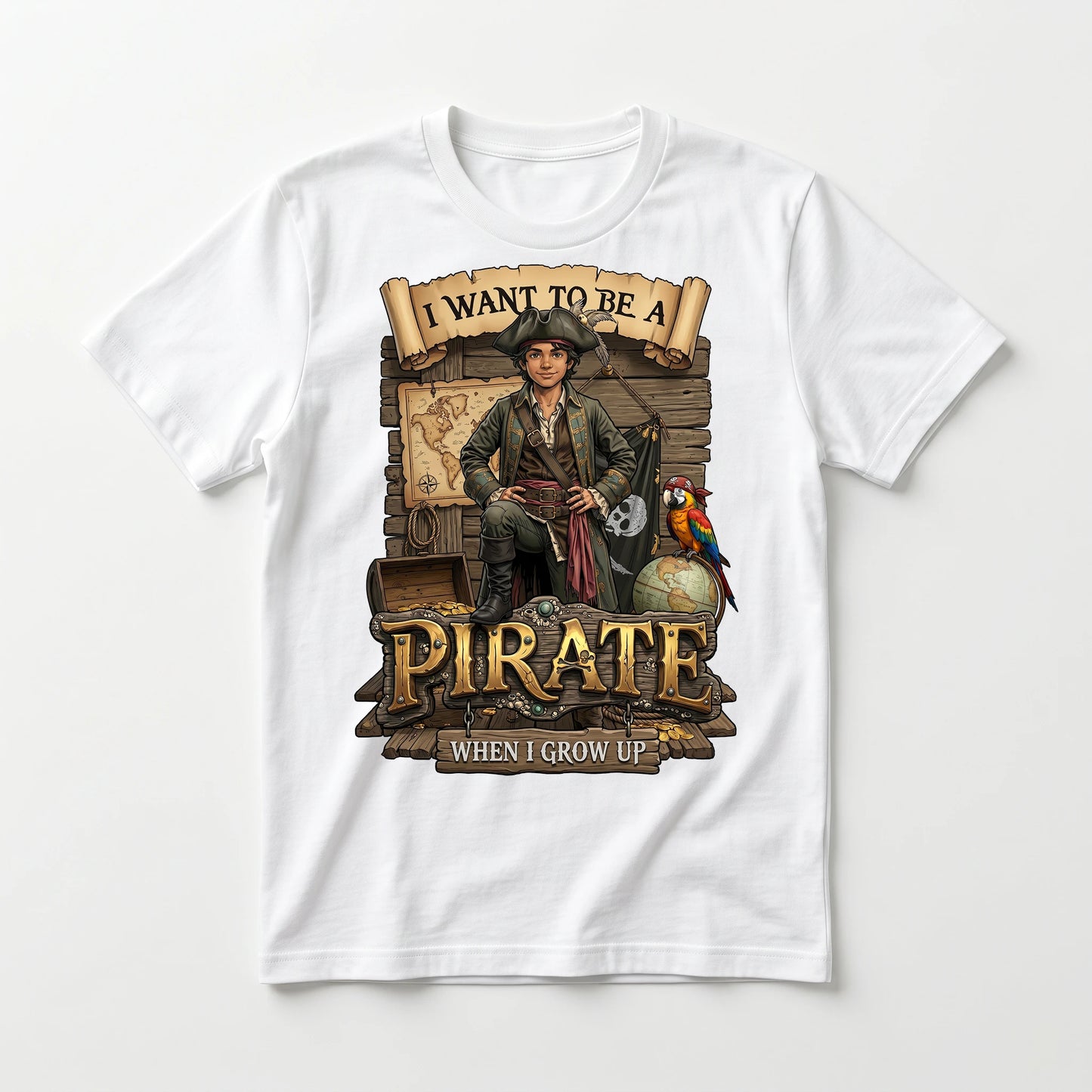 Fun Pirate Tee – Latino Boy