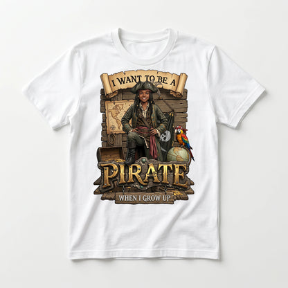 Youth Fun Pirate Tee – Black Girl