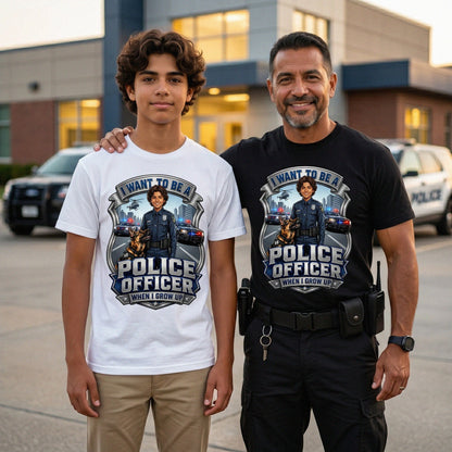 Future Police Officer Tee – Latino Boy