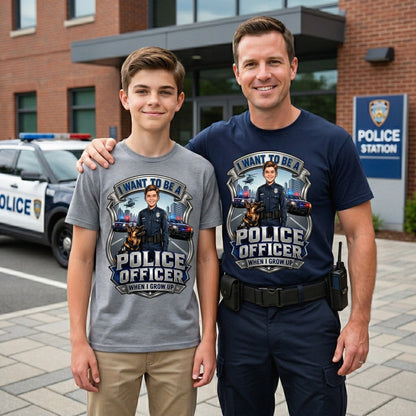 Future Police Officer Tee – White Boy