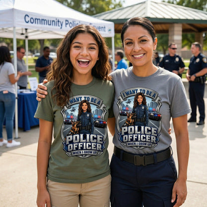 Future Police Officer Tee – Latina Girl