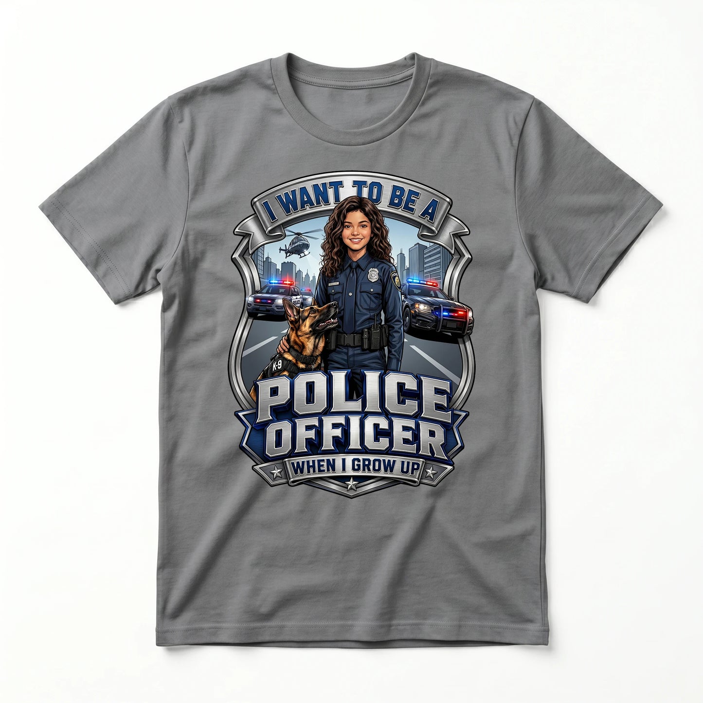 Future Police Officer Tee – Latina Girl