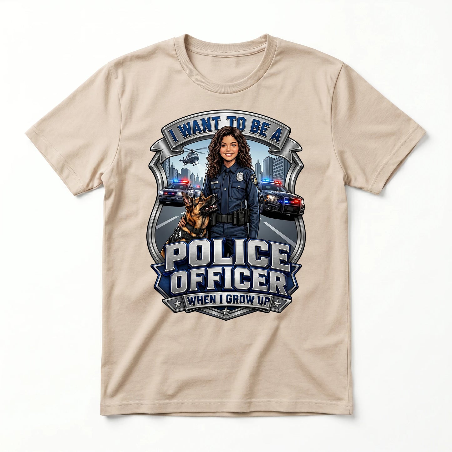 Future Police Officer Tee – Latina Girl