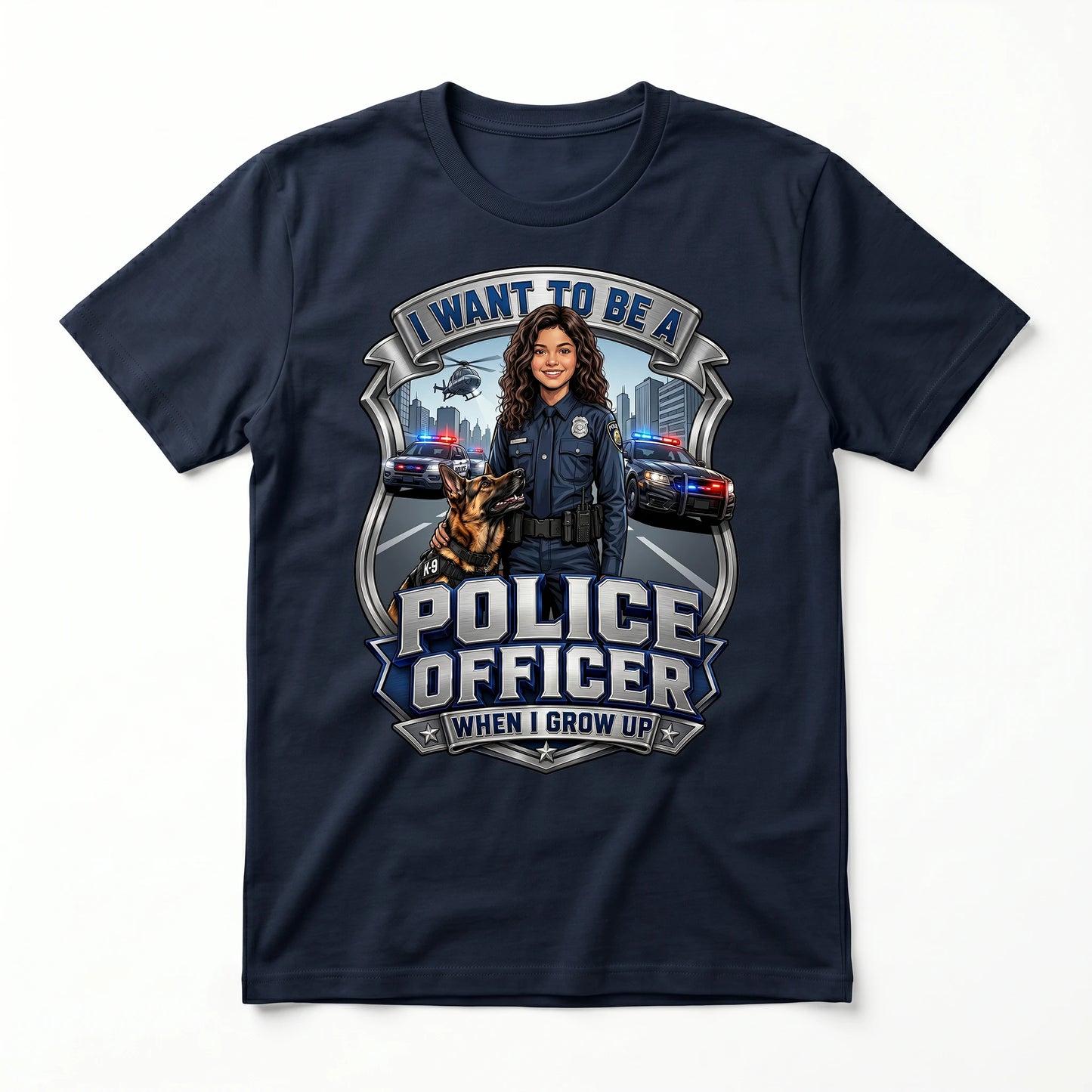 Future Police Officer Tee – Latina Girl