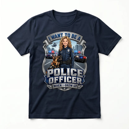 Future Police Officer Tee – White Girl