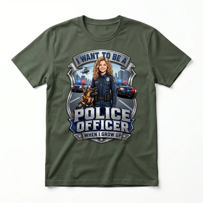 Future Police Officer Tee – White Girl