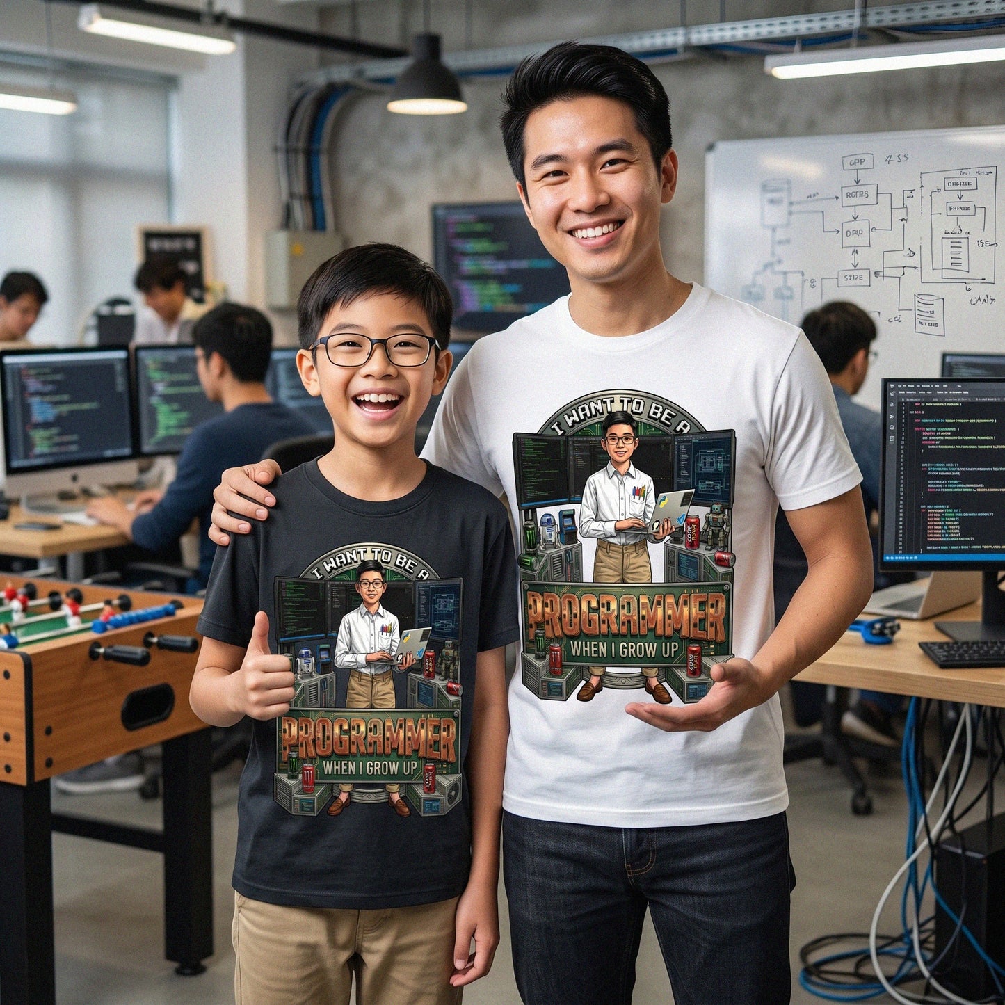 Youth Future Programmer Tee – Asian Boy