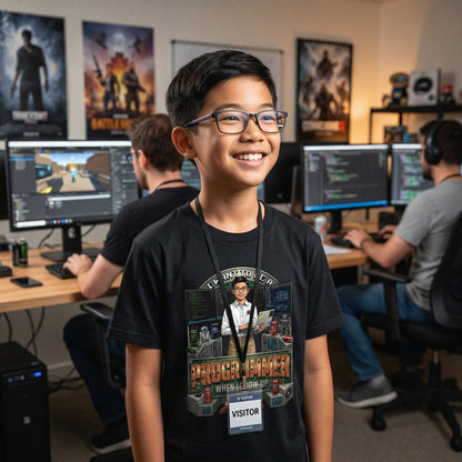Youth Future Programmer Tee – Asian Boy