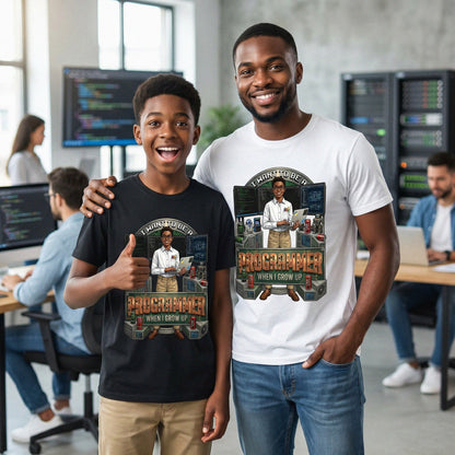 Future Programmer Tee – Black Boy