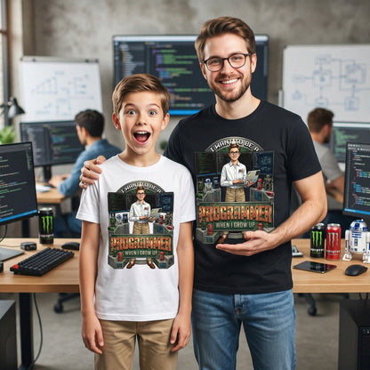 Youth Future Programmer Tee – White Boy
