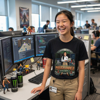 Future Programmer Tee – Asian Girl