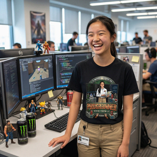 Future Programmer Tee – Asian Girl