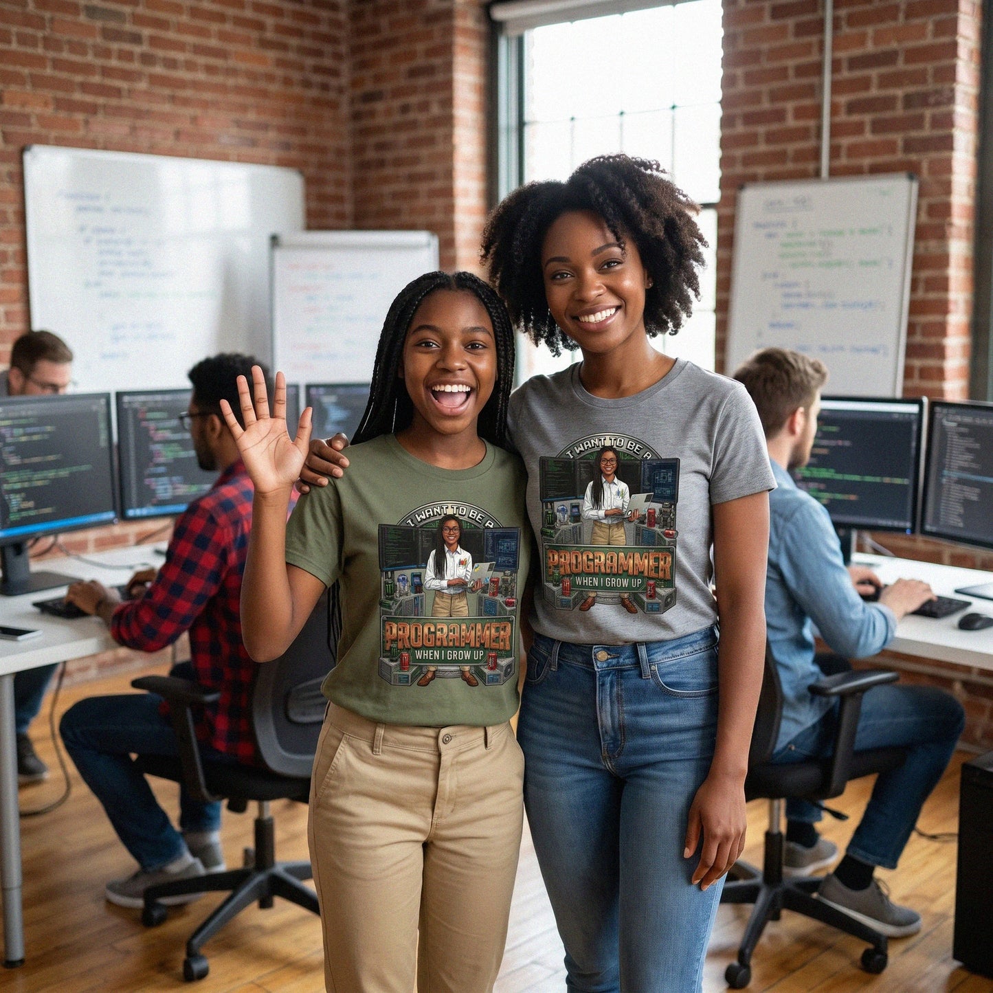 Future Programmer Tee – Black Girl