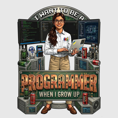 Youth Future Programmer Tee – Latino Girl