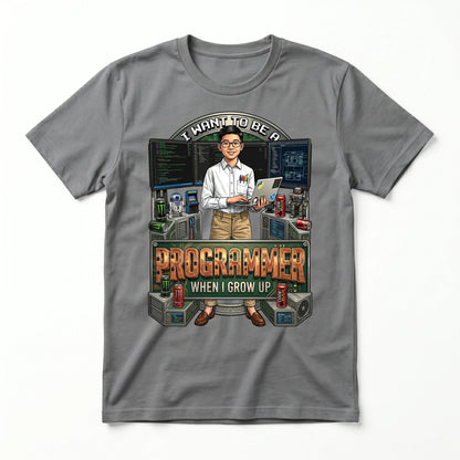 Youth Future Programmer Tee – Asian Boy