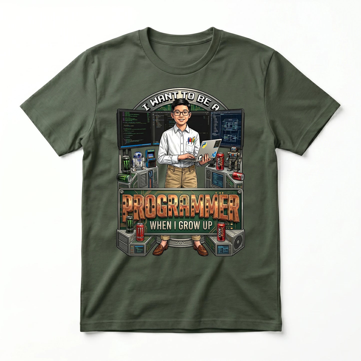 Future Programmer Tee – Asian Boy