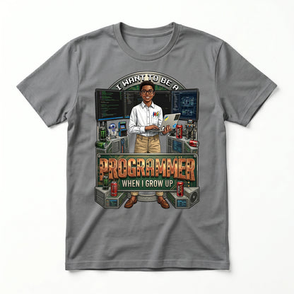 Future Programmer Tee – Black Boy