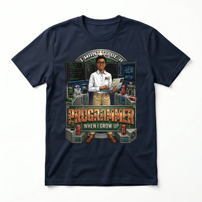 Youth Future Programmer Tee – Black Boy