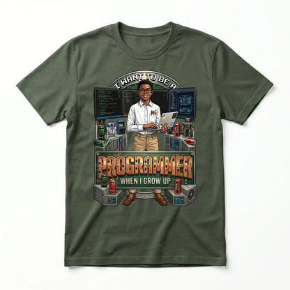 Future Programmer Tee – Black Boy