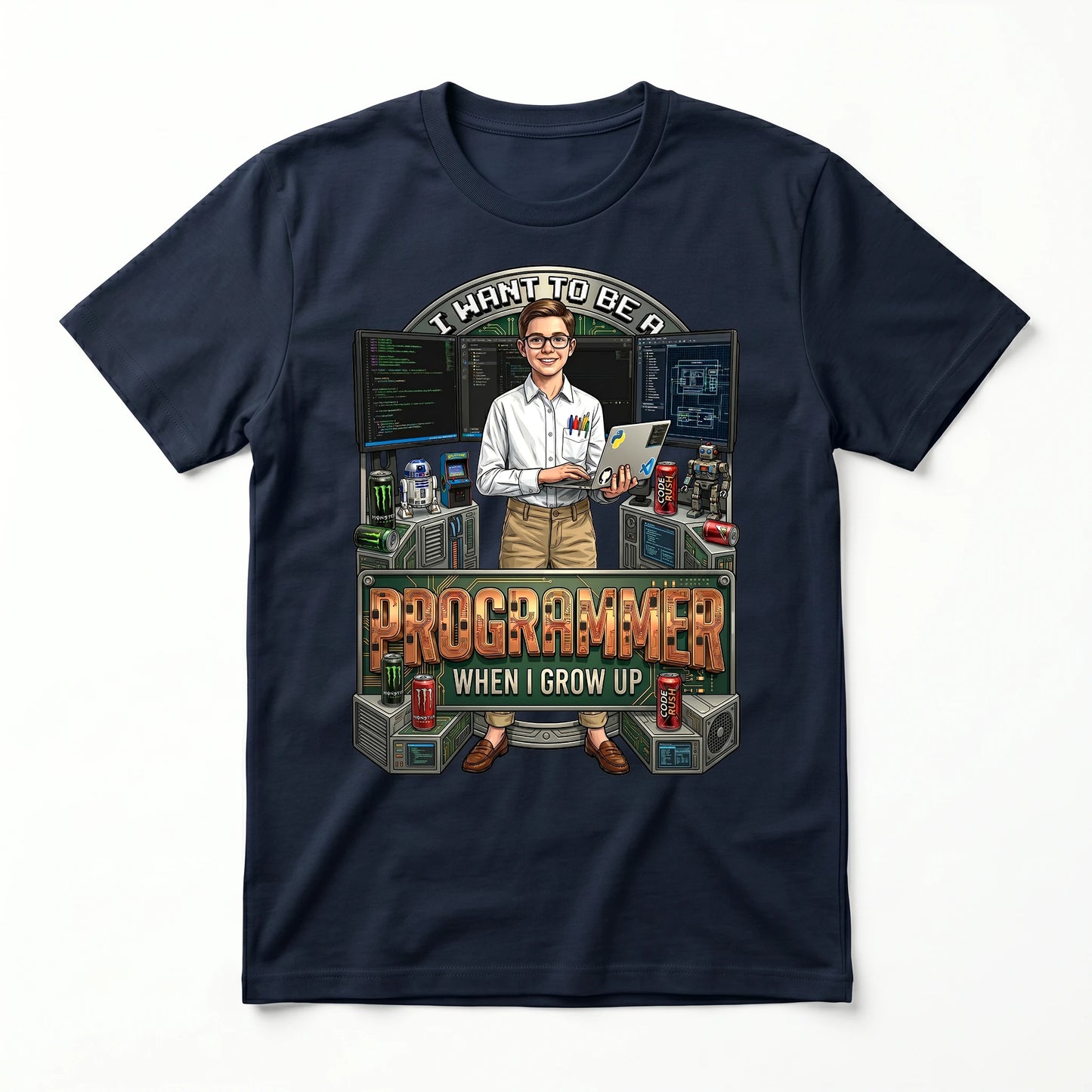 Future Programmer Tee – White Boy