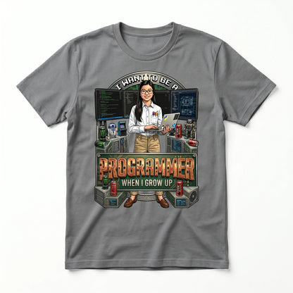 Youth Future Programmer Tee – Asian Girl