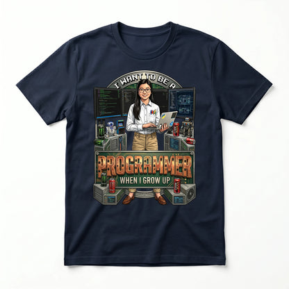 Youth Future Programmer Tee – Asian Girl