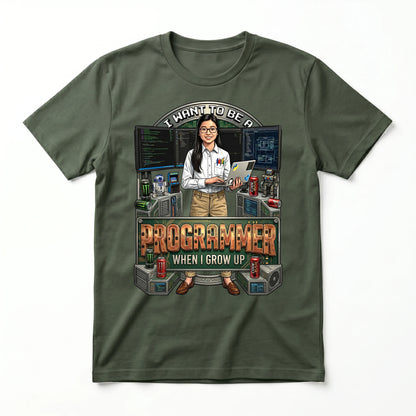 Future Programmer Tee – Asian Girl