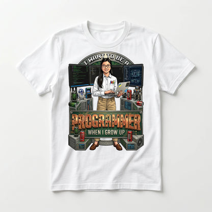 Youth Future Programmer Tee – Asian Girl