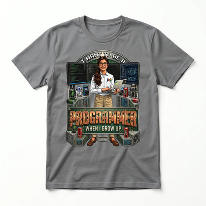 Youth Future Programmer Tee – Latino Girl