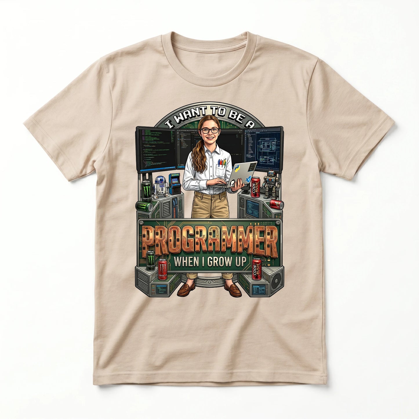 Future Programmer Tee – White Girl