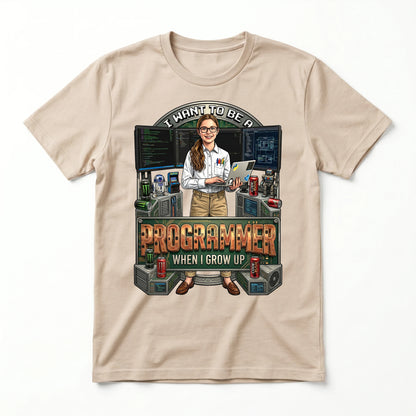 Future Programmer Tee – White Girl