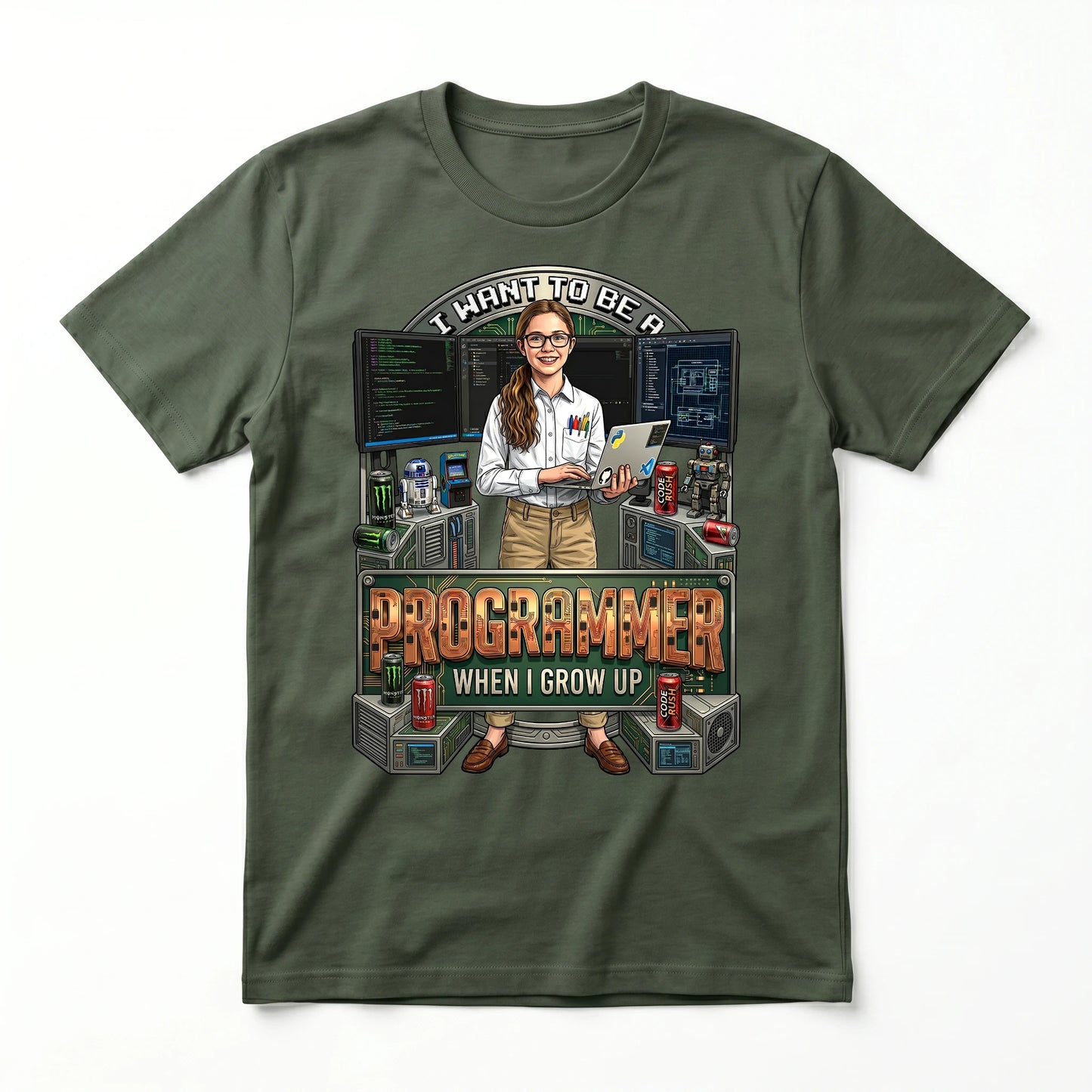 Future Programmer Tee – White Girl