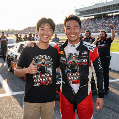 Future Racecar Driver Tee – Asian Boy