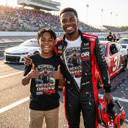Youth Future Racecar Driver Tee – Black Boy