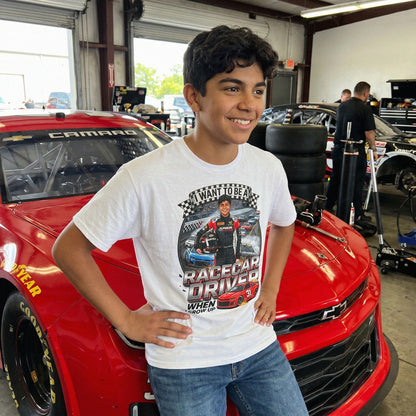 Future Racecar Driver Tee – Latino Boy