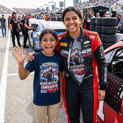 Youth Future Racecar Driver Tee – Latina Girl
