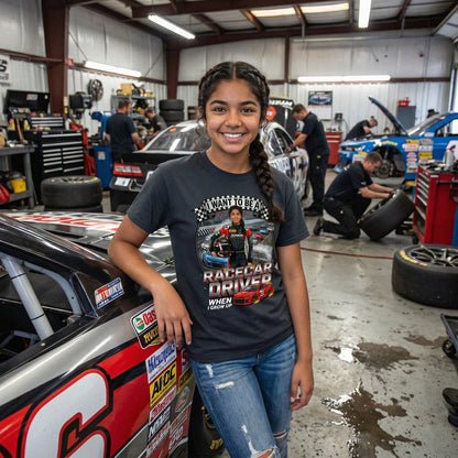 Future Racecar Driver Tee – Latina Girl