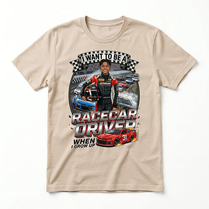 Future Racecar Driver Tee – Black Boy