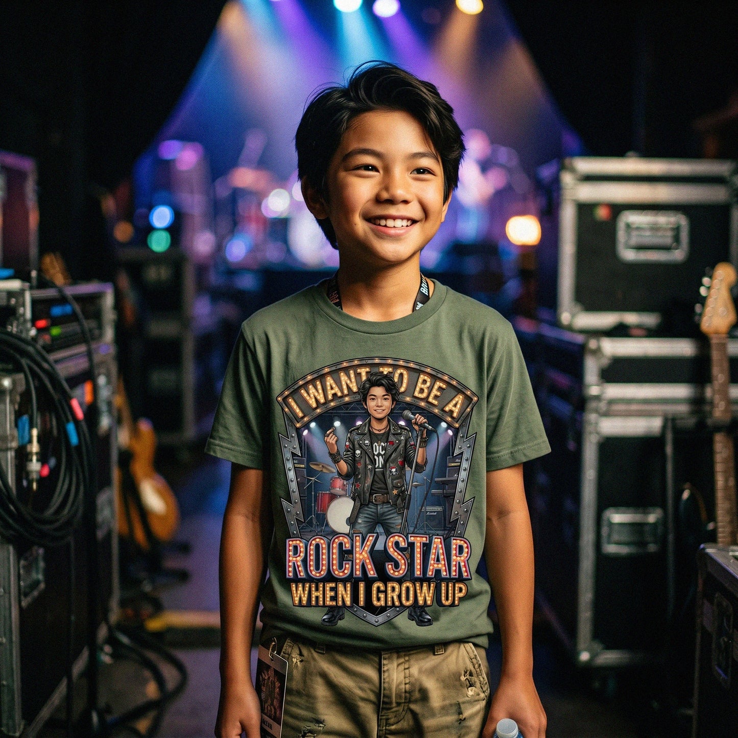 Youth Future Rock Star Tee – Asian Boy
