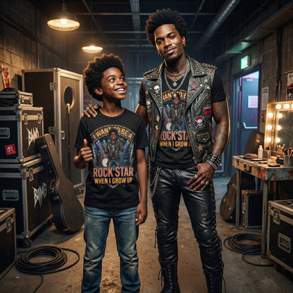Youth Future Rock Star Tee – Black Boy