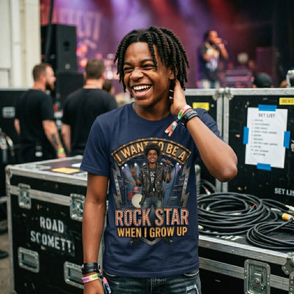 Future Rock Star Tee – Black Boy
