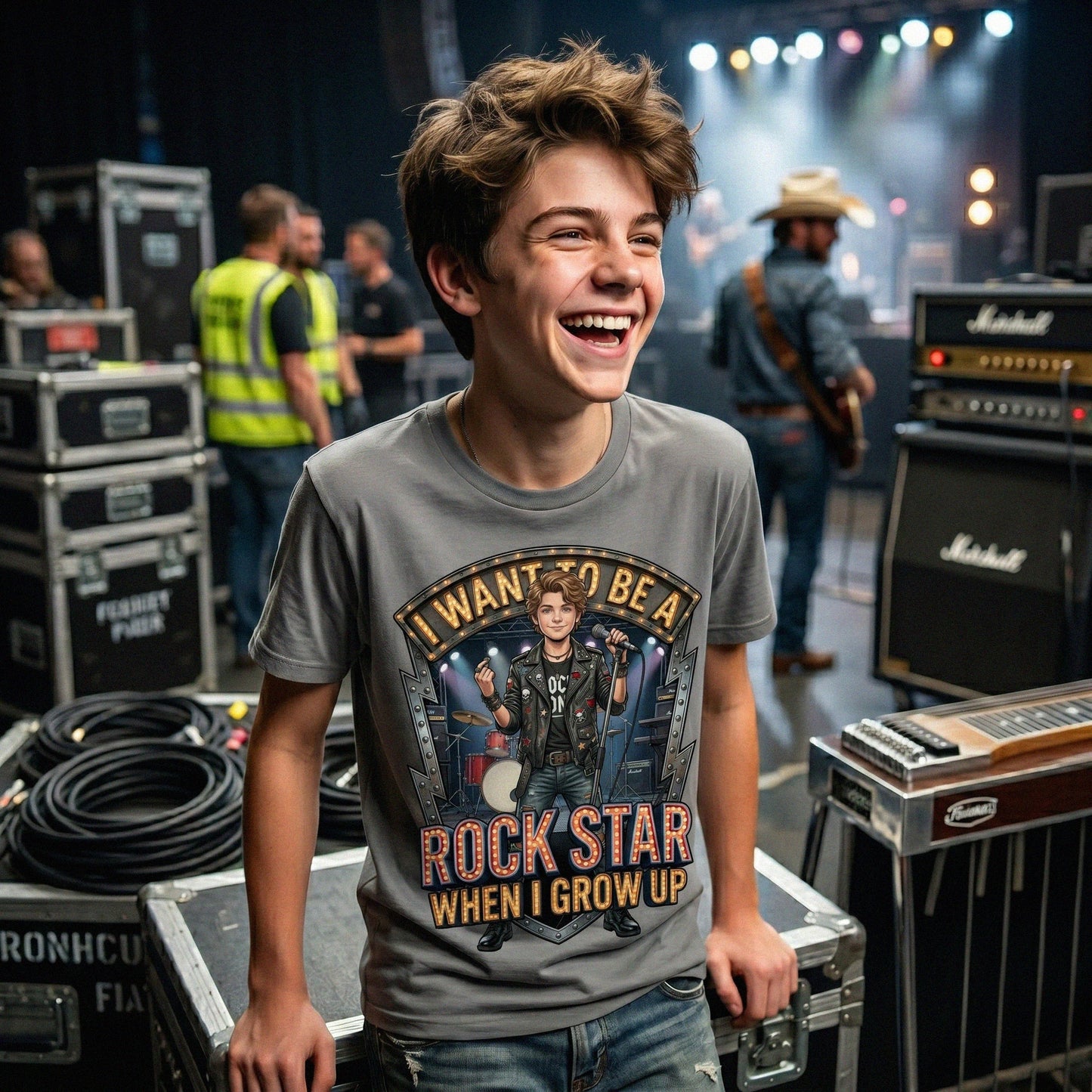 Future Rock Star Tee – White Boy