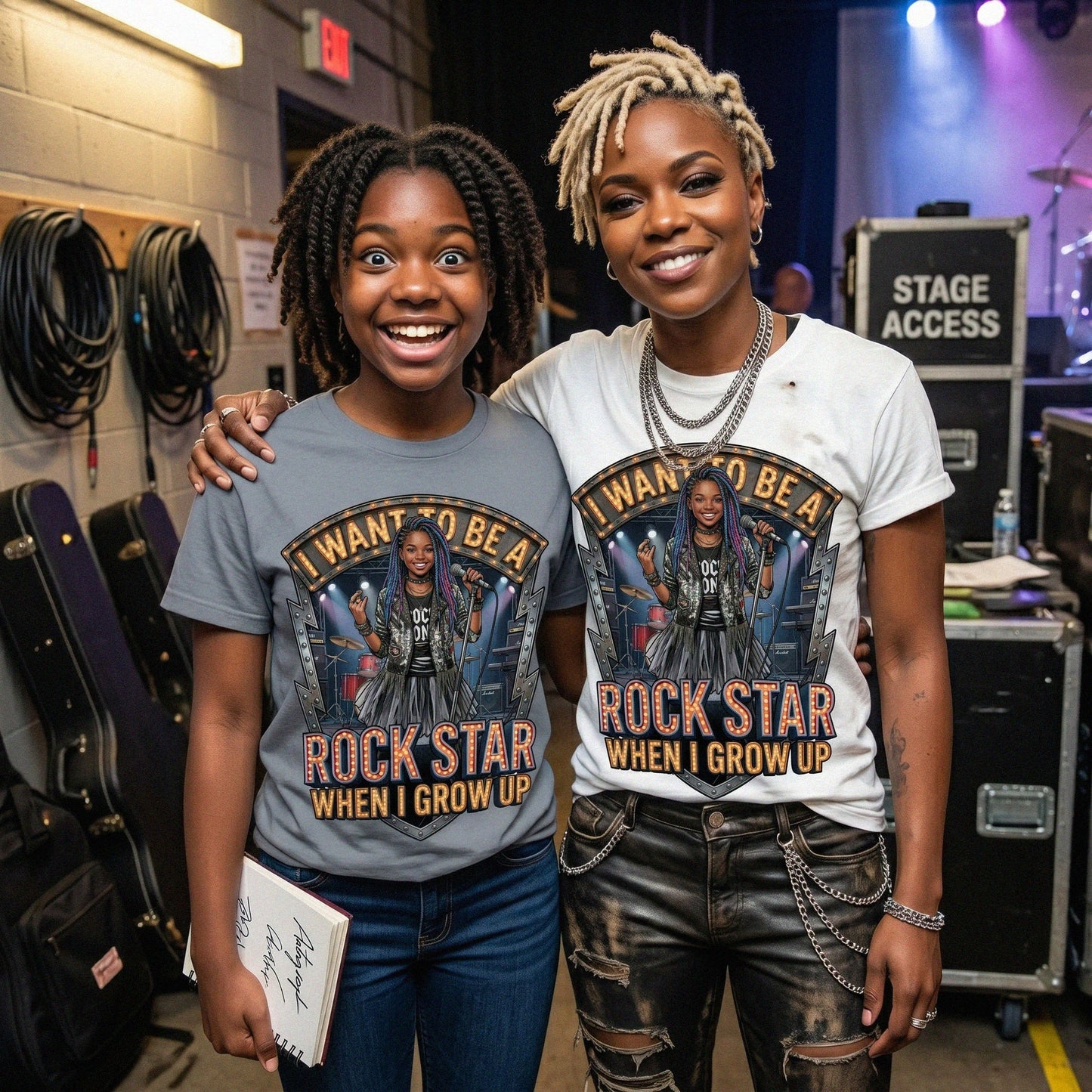 Future Rock Star Tee – Black Girl