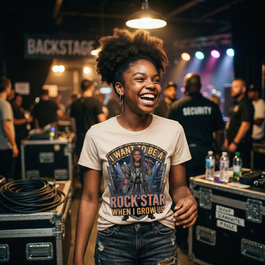 Future Rock Star Tee – Black Girl