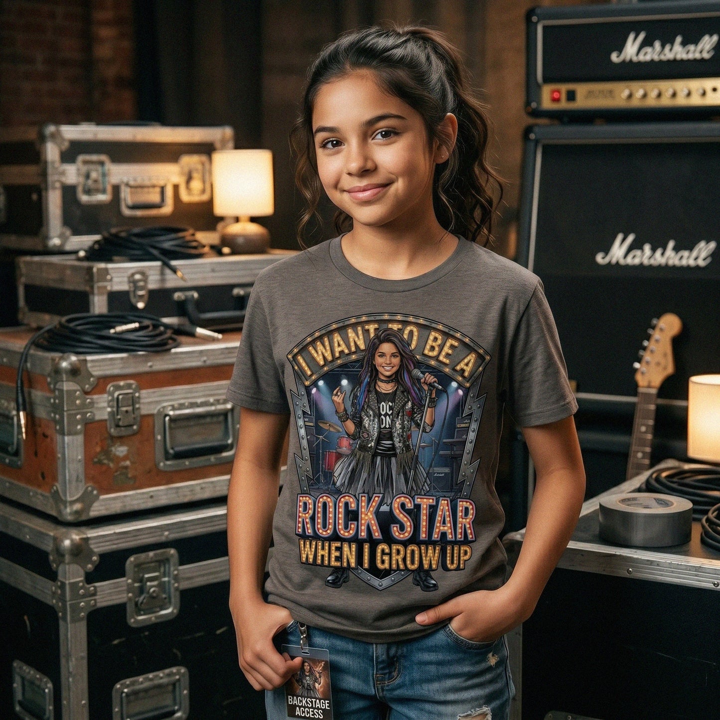 Youth Future Rock Star Tee – Latina Girl