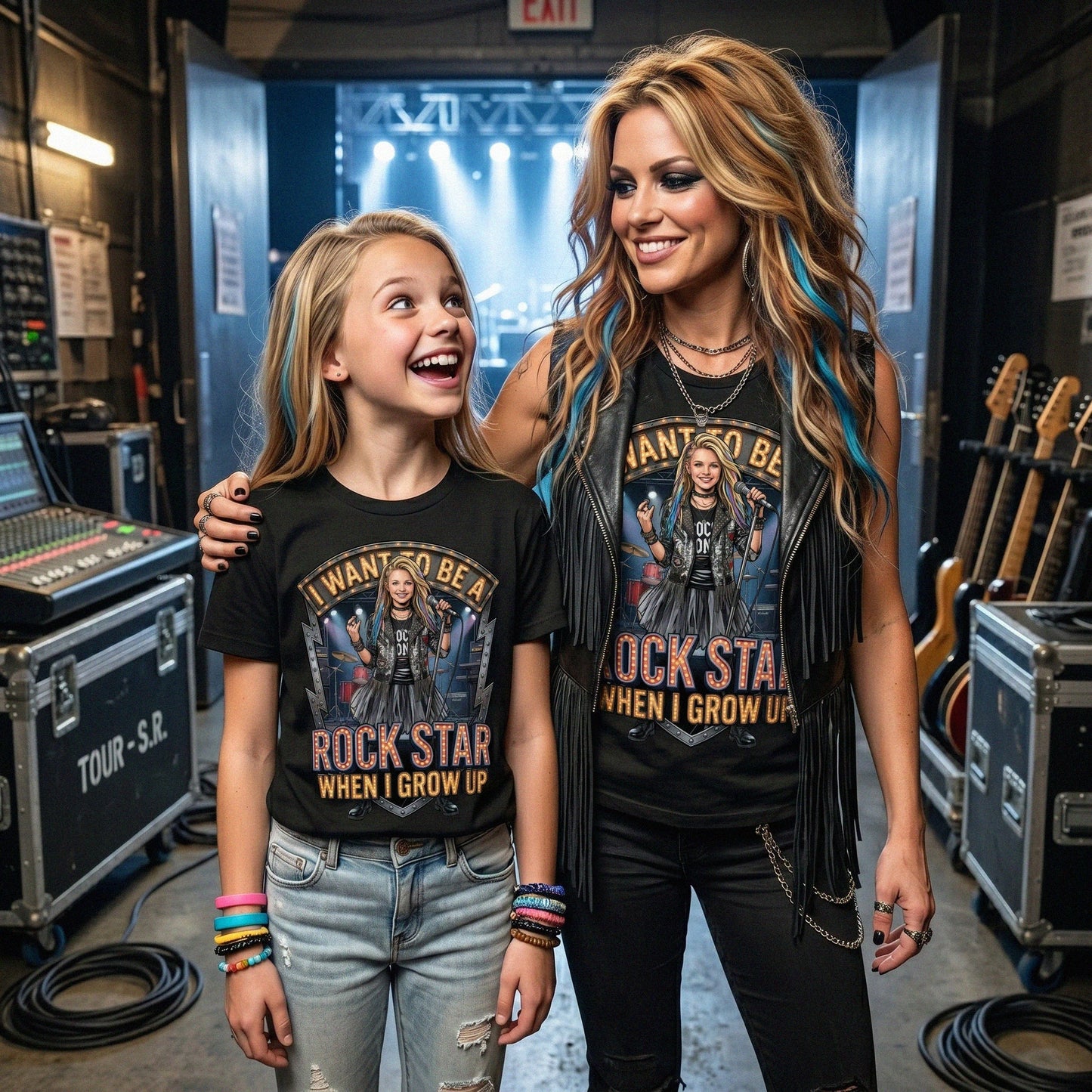 Youth Future Rock Star Tee – White Girl
