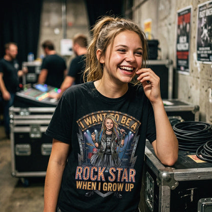 Future Rock Star Tee – White Girl
